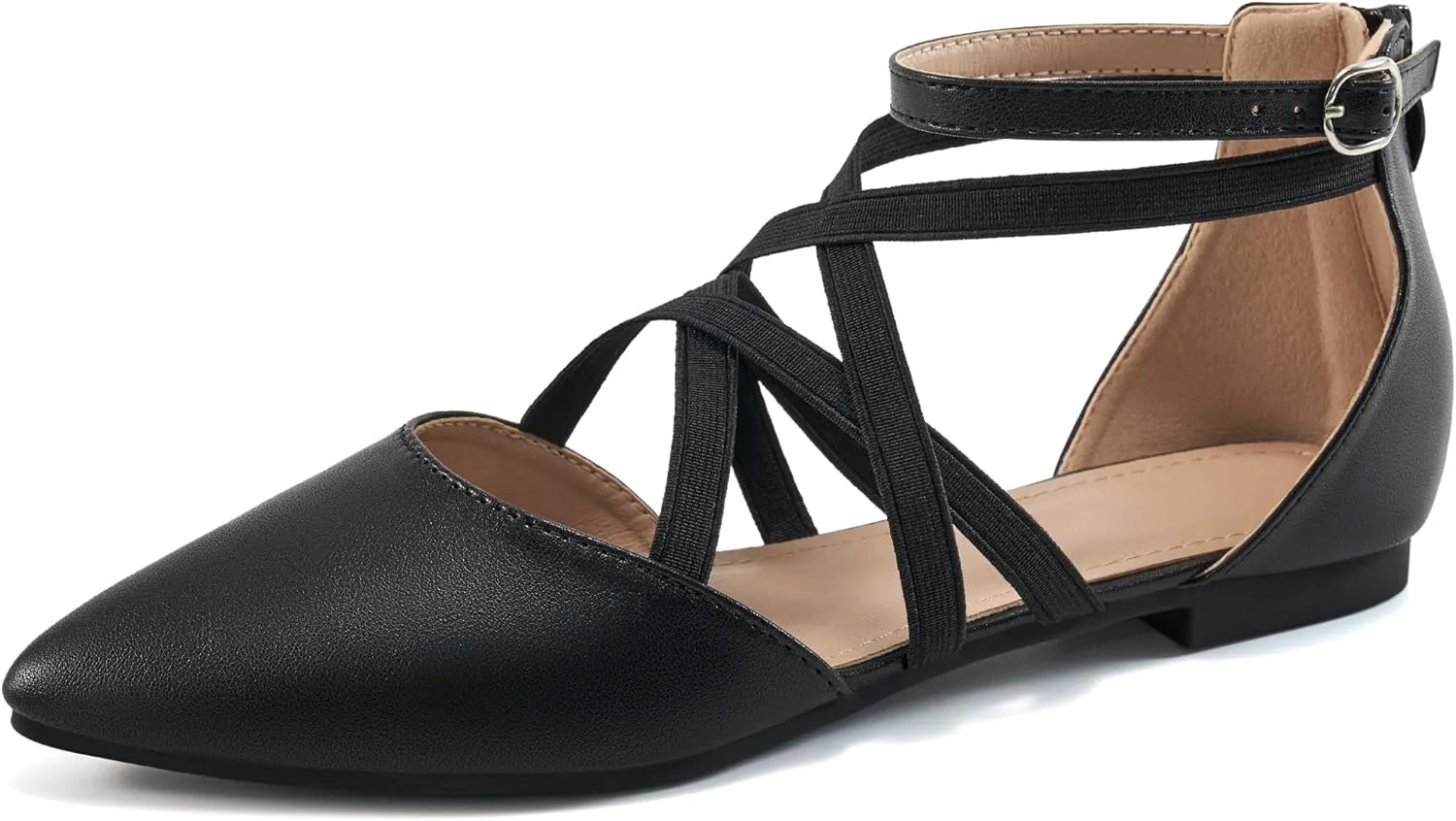 Womens Ballet Flats for Wedding : Comfortable Dress Work Flat for 2025 - Ladies Dressy Zipper Walking Shoes