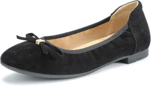 Women's Comfortable Ballet Flats Round Toe Flat Shoes for Women Bow Dressy Flats Shoes with Arch Support Insole