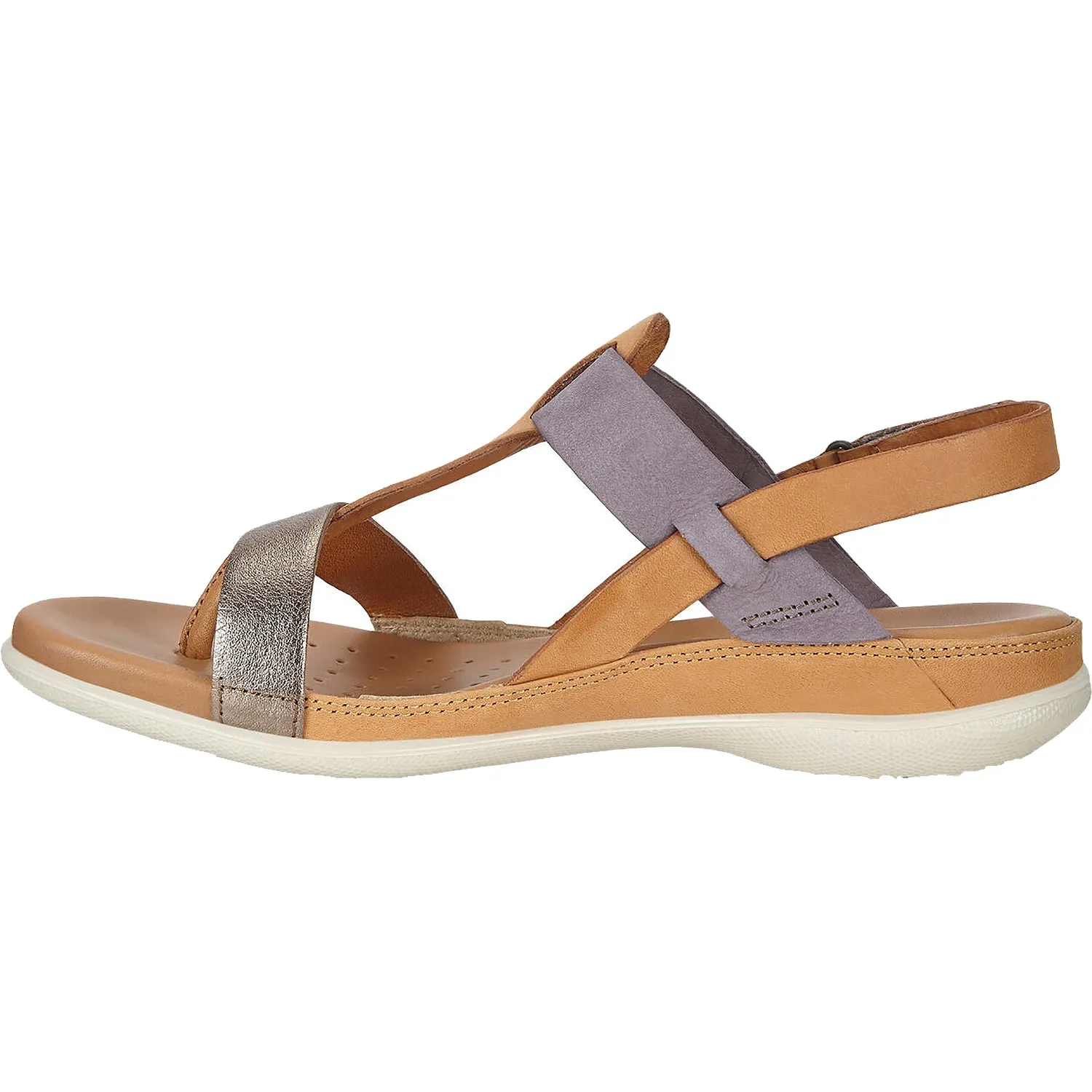 Women's Ecco Flash Stone Metallic/Lion/Dusk Leather