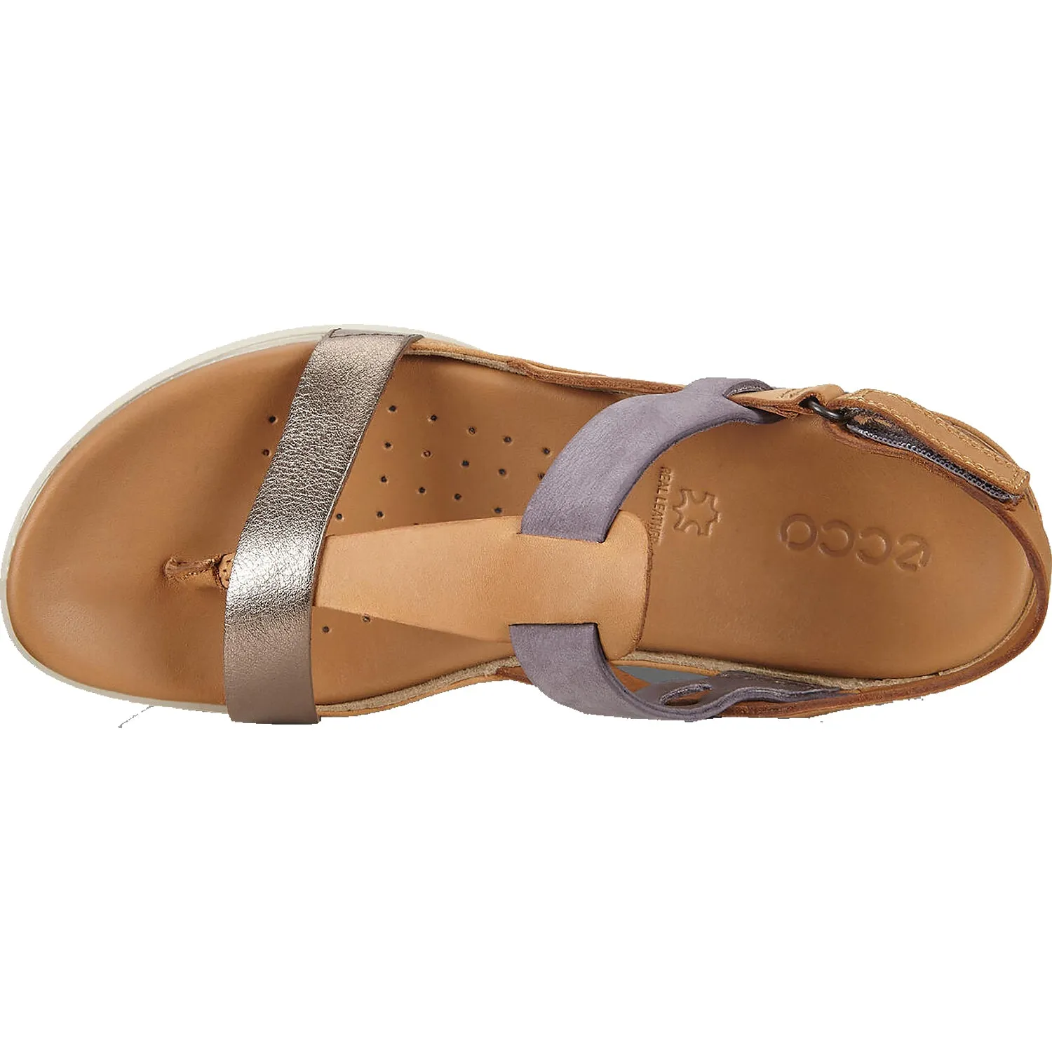 Women's Ecco Flash Stone Metallic/Lion/Dusk Leather