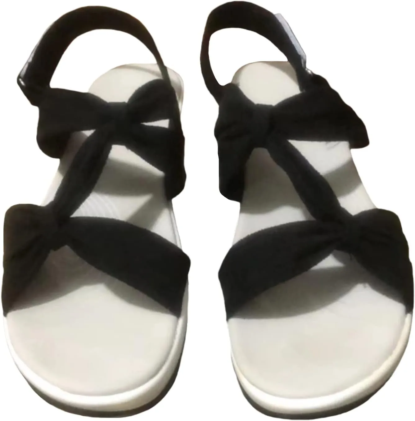 Women's Flat Orthopedic Arch Support Reduces Pain Comfy Sandal, Casual Non-Slip Comfy Adjusting Ankle-Strap Beach Walking Sandals with Arch Support