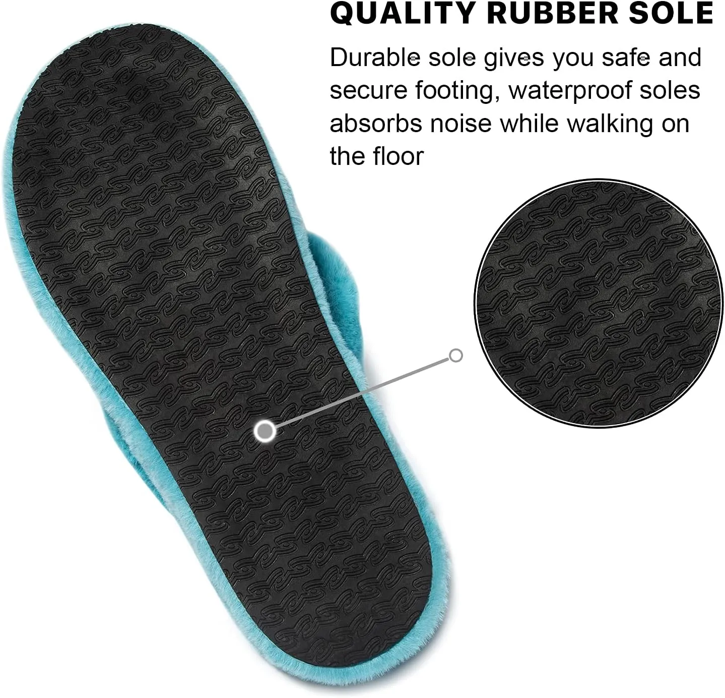Womens Fuzzy Cross Band Slippers with Orthotic Insole Arch Support, Comfortable Spa Plush House Slippers for Plantar Fasciitis, Foot and Heel Pain, Recovery Slippers for Women