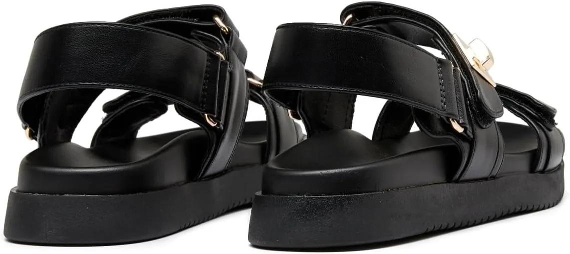 Womens Summer Sandals Casual Adjustable Arch Support Comfortable Thick Sole Flat Sandals