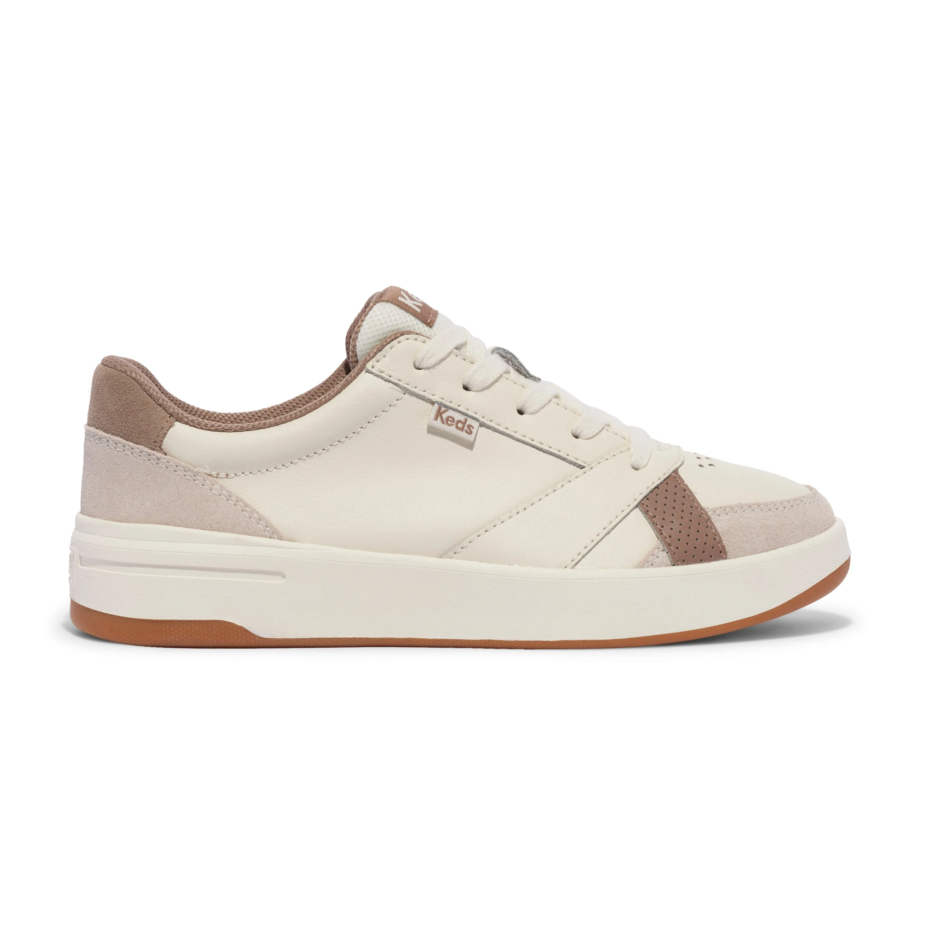 Women's The Court Leather/Suede - White/Taupe