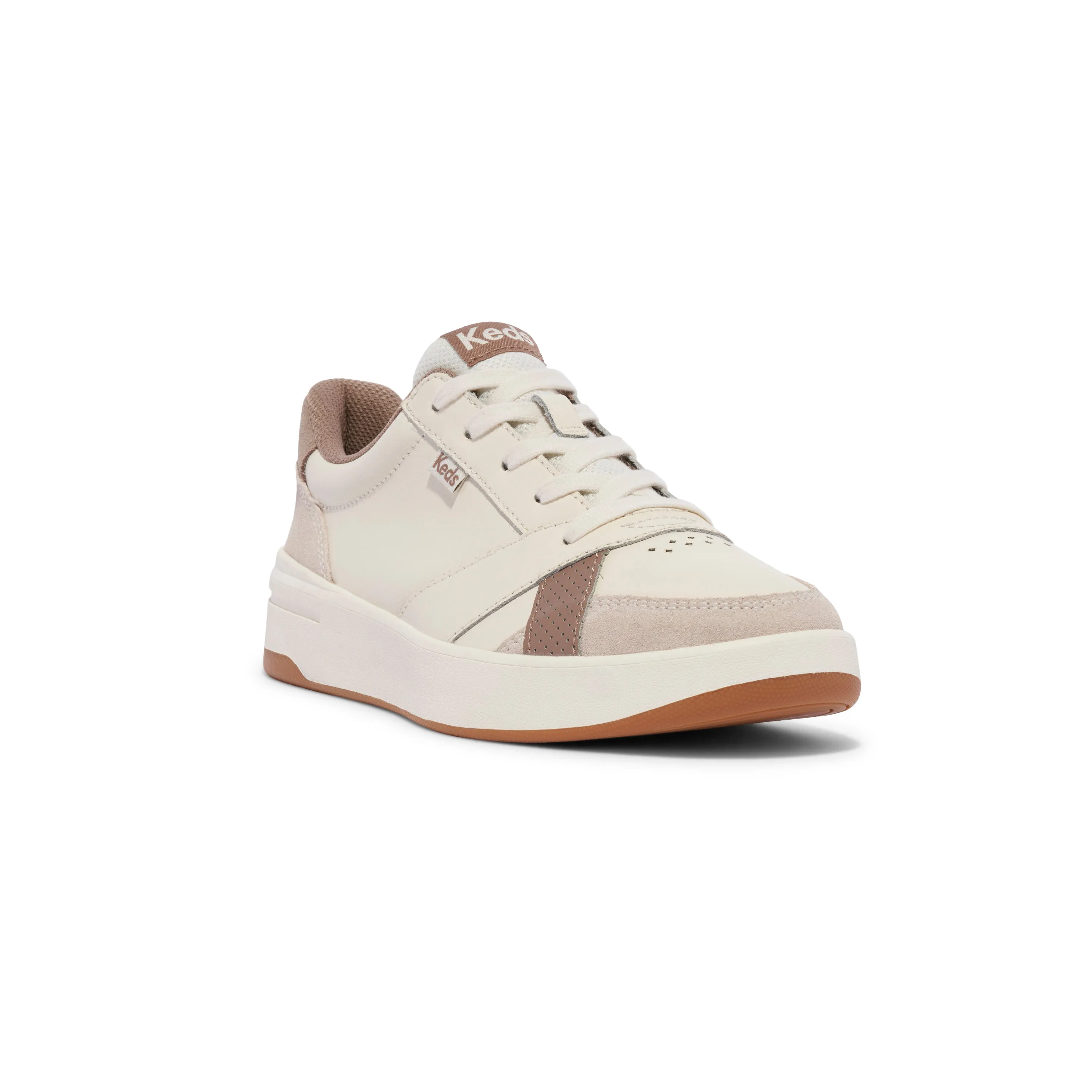 Women's The Court Leather/Suede - White/Taupe