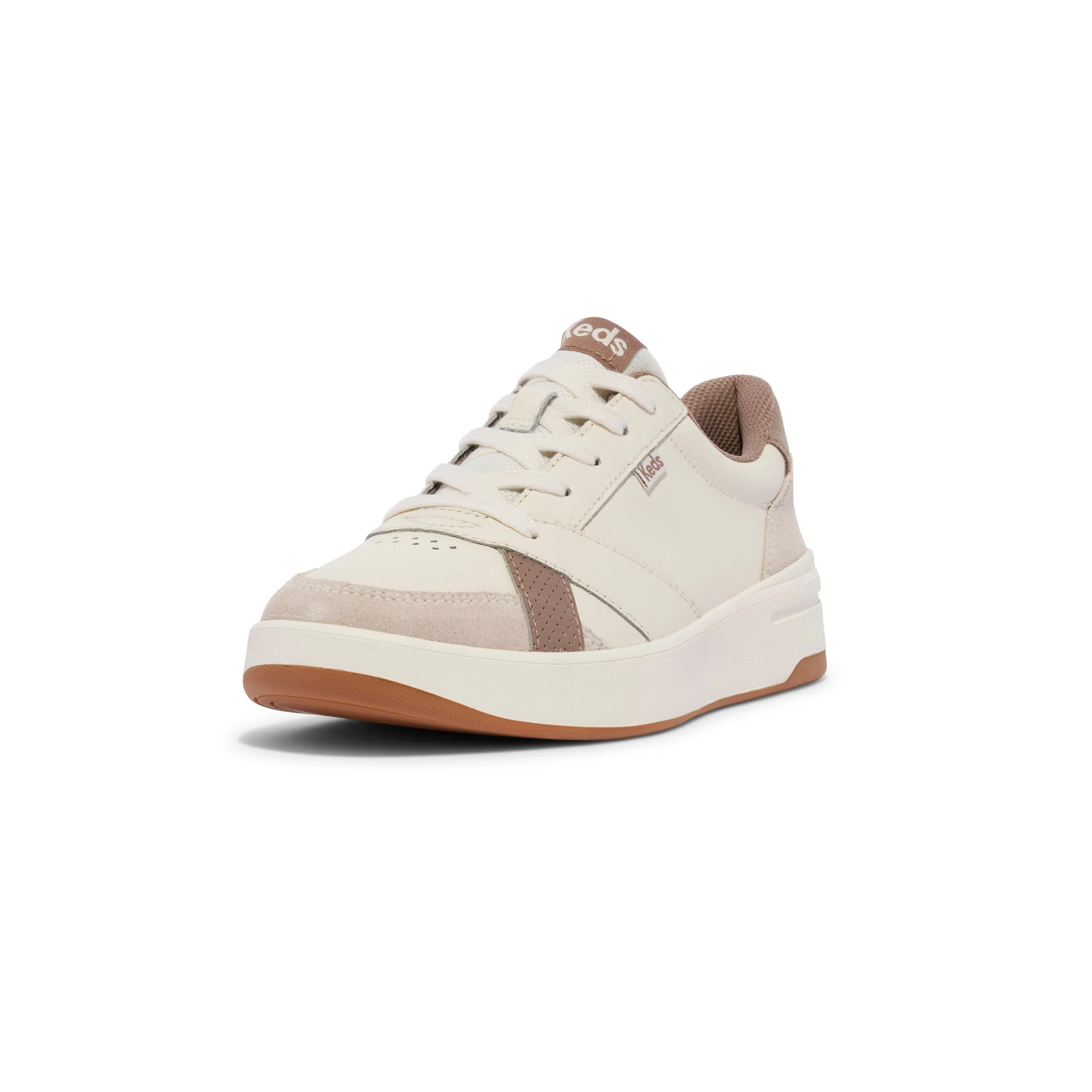 Women's The Court Leather/Suede - White/Taupe
