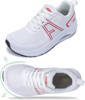 Women's Wide Toe Box Walking Shoes with Arch Support Wide Air Tennis Sneakers Orthotic Plantar Fasciitis Shoes