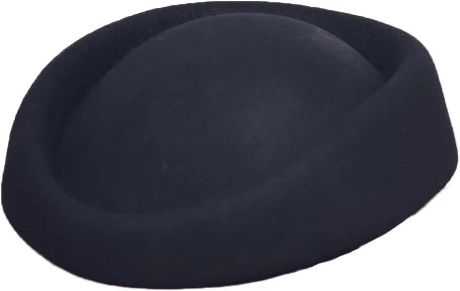 Wool Felt Beret Derby Fascinator Hats for Women Ladies Church Tea Party Formal Wedding Pillbox Hat