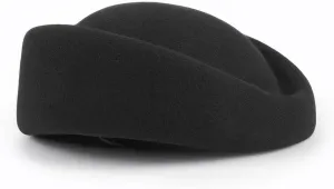 Wool Felt Beret Derby Fascinator Hats for Women Ladies Church Tea Party Formal Wedding Pillbox Hat