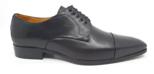 Xavier Black Men's Toecap Dress Shoes