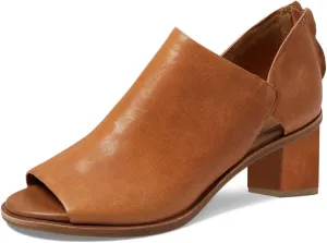 YDN Women's Peep Toe Booties Low Chunky Block Heels Back Zipper Sandal Ankle Boots Comfy Dress Daily Shoes Size 4-16 US