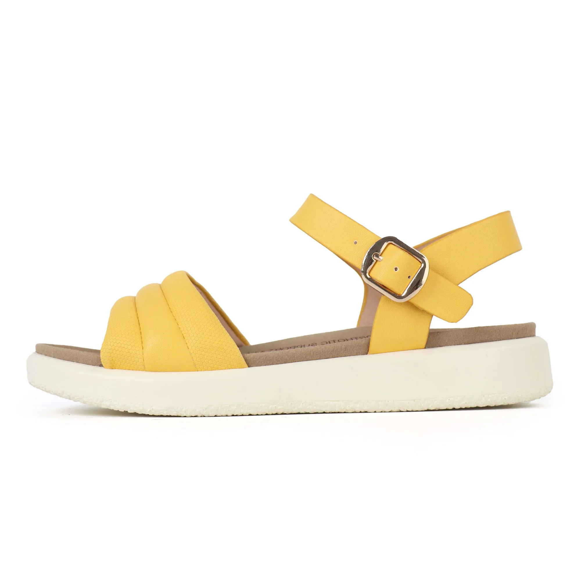 Yellow Arch Support Sandals-Katie